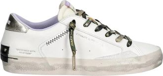 Crime London Dames, Schoenen, Wit, Maat: 36 EU Leer