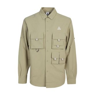 Nike Dri-FIT UV Devastation Trail Shirt - male - Nike - Tops - Beige - S - Sport