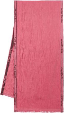 Acne Studios Unisex Scarf Pink Wool