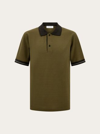 Ferragamo Uomo Polo a manica corta Verde