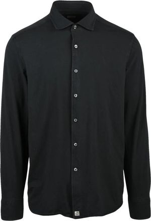 Sonrisa Casual Shirts - Heren - Casual Overhemden - Zwart - S - Katoen - Overhemden