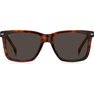 BOSS 55mm Square Sunglasses in 0Ex4-Ir at Nordstrom Rack