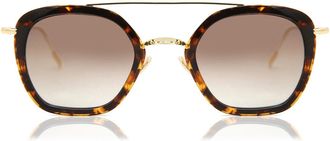 Spektre Dolce Vita DV01AFT Mens Sunglasses Gold Size 54