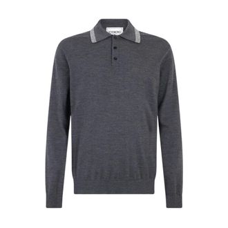 Iceberg Polo Trui - Heren - Truien - Grijs - Maat: 2XL Wol