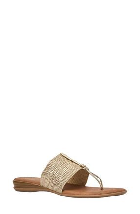 Andr&eacute; Assous Woven Sandal in Platino at Nordstrom, Size 6