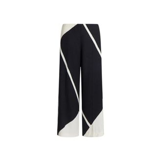 Alberta Ferretti Alberta Ferretti, Wide Trousers, female, Black, Size: XS Wide Trousers