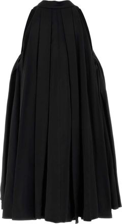 Loewe Womens Trapeze Dress Black Viscose