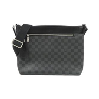 Louis Vuitton Dark Gray Graphite Coated Canvas Shoulder Bag (Pre-Owned)