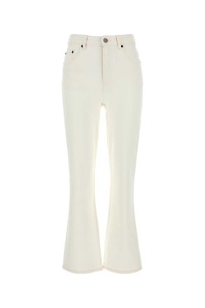 Tory Burch Tory Burch White Stretch Denim Jeans