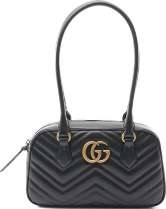 Gucci Borsa tote GG Marmont piccola anni 2020 - Nero