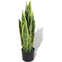 OEM Sansevieria Verde Artificial En Maceta De 65cm - Crezuo