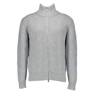 Gran Sasso Zip-throughs, male, Gray, 3XL, 10155/19654 Zip-through Sweatshirt