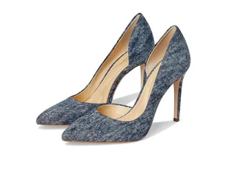 Jessica Simpson Prizma Dorsay Pumps Womens Shoes Shadow Blue : 6.5 M, Faux Leather