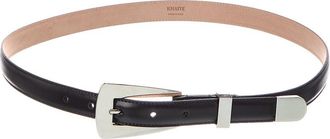 Khaite Lucca Small Leather Belt