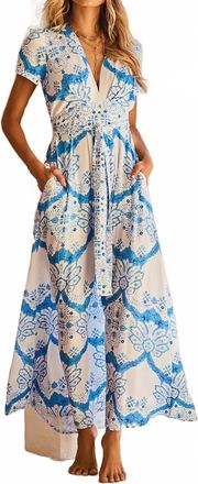 Melissa Odabash Lou Maxi Dress In Florian