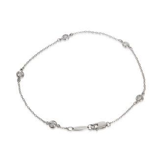 Tiffany & Co. Pre-Owned Tiffany & Co. Platinum Diamond Elsa Peretti Diamond By The Yard Bracelet