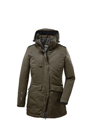 Killtec Parka KILLTEC Ostfold WMN PRK B, Damen, Gr. 44, gr&uuml;n (olivgr&uuml;n), Oberstoff: 100% Polyester, Futter: 100% Polyester, Wattierung: 100% Polyester, Jacken