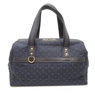 Louis Vuitton Navy Monogram Mini Boston Bag (Pre-Owned)