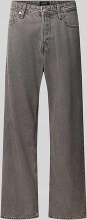 Jack & Jones Jack & Jones Baggy Fit Jeans mit 5-Pocket-Design Modell ALEX in Hellgrau, Größe 30/32