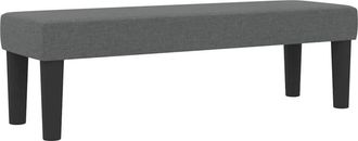 vidaXL Vidaxl - Cama Tipo Box Spring Con Colch&oacute;n Gris Oscuro 160 X 200 Cm Tela