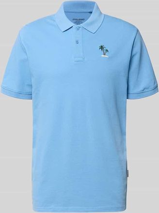 Blend Regular Fit Poloshirt mit Stitching Modell FELISE in Blau, Gr&ouml;&szlig;e XXL