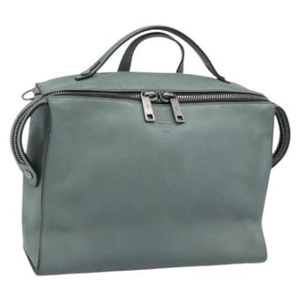 Fendi Pre-owned Hand Bag - Dames - Pre-owned - Groen - Maat: ONE Size Leer