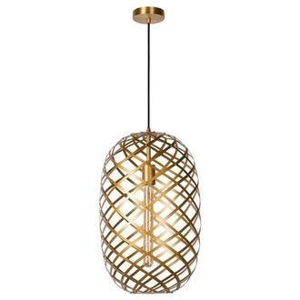 Lucide L&aacute;mpara de techo en metal lat&oacute;n di&aacute;m:32cm