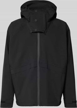 GOFRANCK Jacke mit Kapuze und &Auml;rmelriegeln Modell RADAR in Black, Gr&ouml;&szlig;e XL