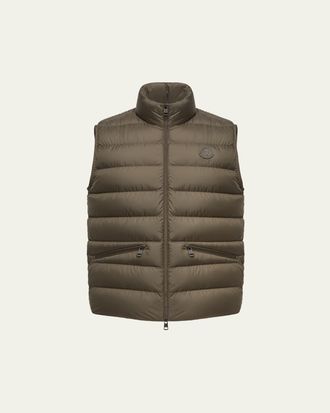 Moncler Mens Treompan Quilted Down Vest