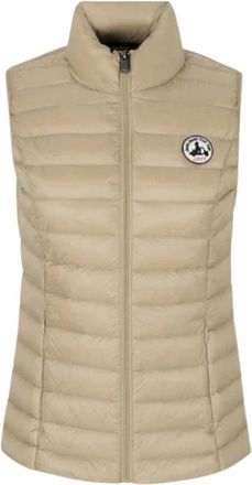 Jott Seda Noos Vest - Dames - Bodywarmers - Beige - XS - Leer - Jassen