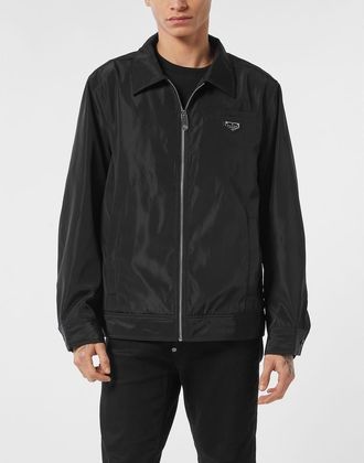 Philipp Plein Nylon Coster Jacket Men in Black at Nordstrom, Size Xxx-Large