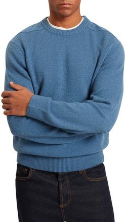 Ted Baker Demario Wool Blend Crewneck Sweater in Blue at Nordstrom, Size 3