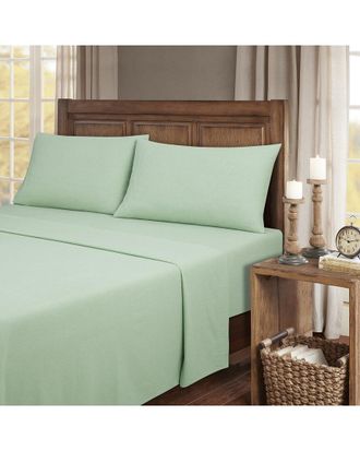 Kathy Ireland Turkish Cotton Solid Flannel Sheet Set