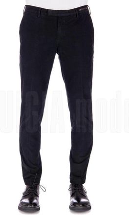 PT01 Skinny Gekleurde Broek - Heren - Slim Fit Broeken - Zwart - XL - Broeken