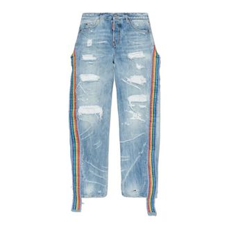 Dsquared2 Loose-fit Jeans, female, Blue, Size: 2XS Loose Twist Jeans