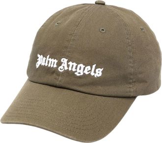 Palm Angels logo groene dop