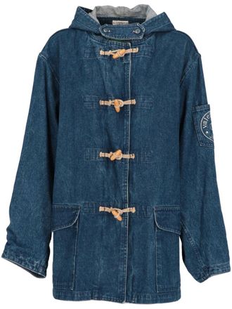Valentino Garavani 1980s denim coat - women - Cotton - 40 - Blue