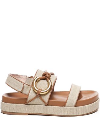 Coccinelle Sandali Carmy con nodo - Marrone