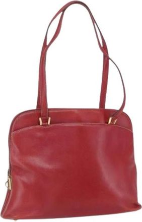 Ferragamo Pre-owned Shoulder Bag - Dames - Vintage Schoudertas - Rood - ONE Size - Leer - Vintage