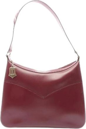 Saint Laurent Pre-owned Shoulder Bags, female, Red, Size: ONE SIZE Pre-owned Leather Shoulder Bag