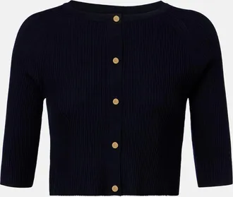 Max Mara Cardigan cropped in lana vergine