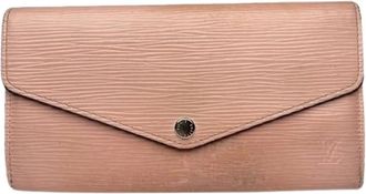 Louis Vuitton Pre-owned Wallets, female, Pink, Size: ONE SIZE Pre-owned Leather Wallet