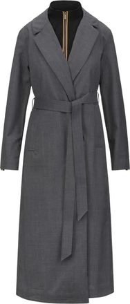 K-Way Jorance jas met ceintuur - Grijs