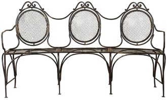 Biscottini International Banco De Hierro Forjado L176xpr58xh102 Cm