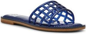 Dolce Vita Jinney Lattice Slide Sandal in Navy at Nordstrom Rack, Size 8.5