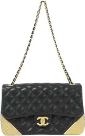 Chanel Pre-owned Calf Shoulder Bag - Dames - Vintage Schoudertas - Zwart - ONE Size - Leer - Vintage