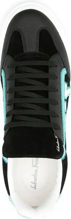 Ferragamo Mens Black Sneakers, US Size 5.5