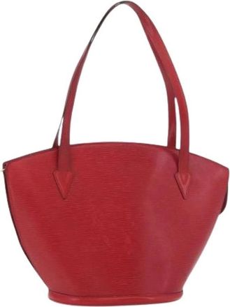 Louis Vuitton Pre-owned Handbags, female, Red, Size: ONE SIZE Pre-owned Saint Jacques Shoulder Bag