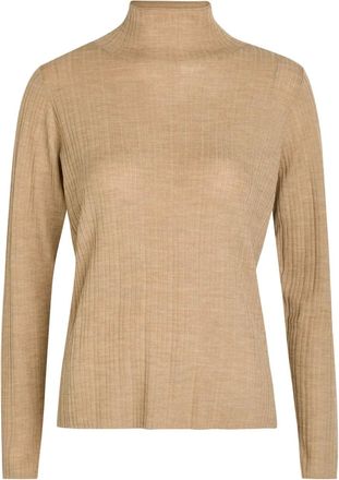 Eileen Fisher ribbed sweater - women - Merino - S - Neutrals