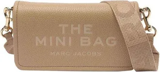 Marc Jacobs Grain Leather Crossbody Bag - Camel